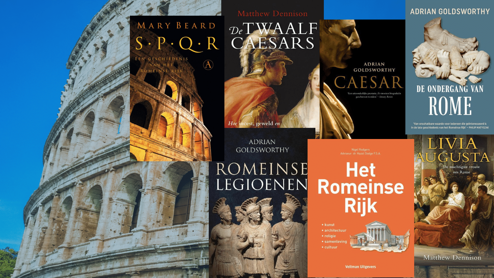Thumbnail - 7 boeken over het Romeinse Rijk